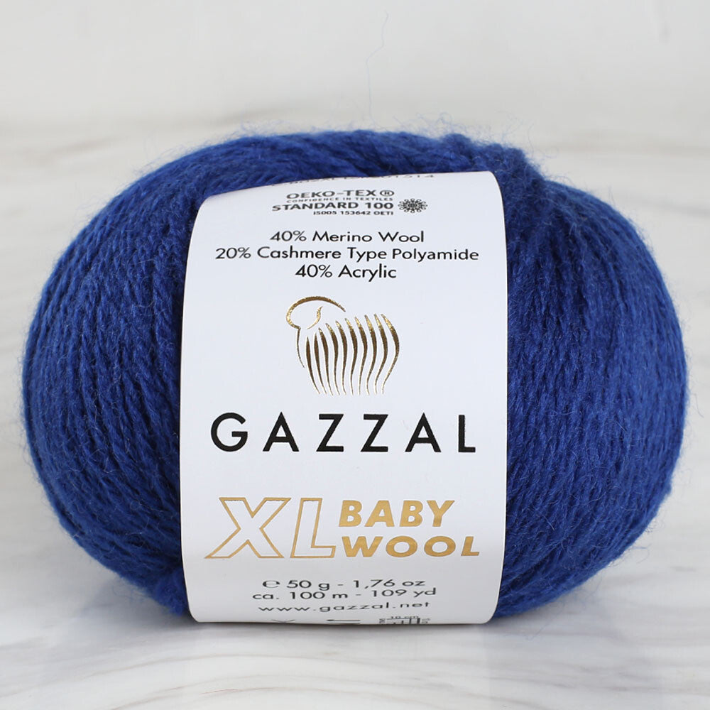Gazzal Baby Wool XL Gece Mavi Bebek Yünü - 802XL
